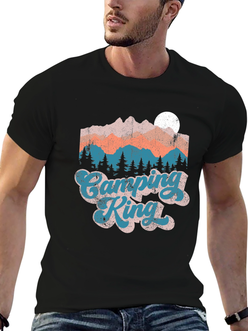 Camping King Graphic T-Shirt