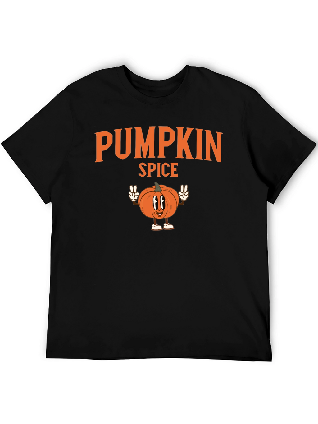 Pumpkin Spice Cartoon T-Shirt - Fall Apparel