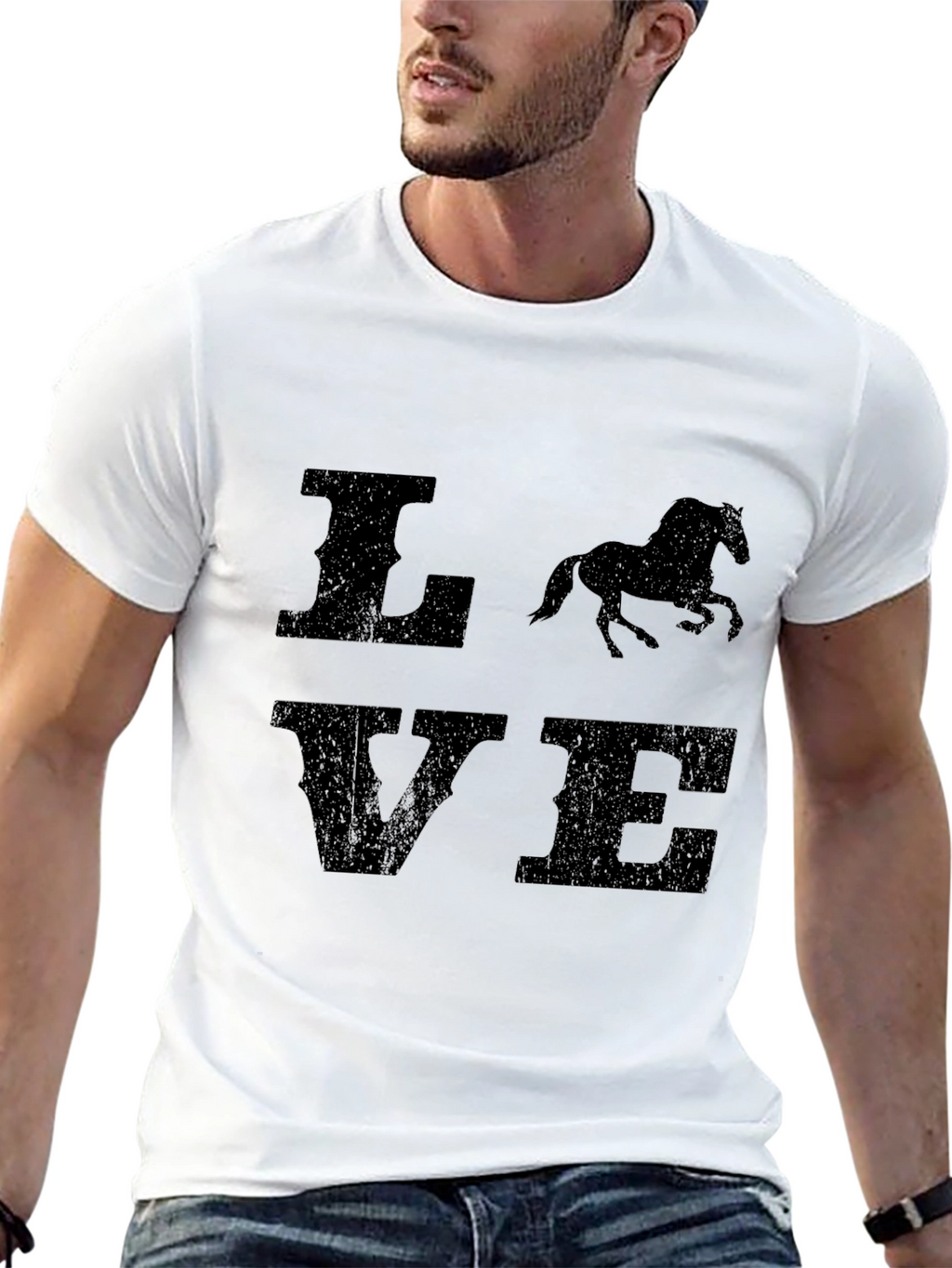 Love Horse Graphic T-Shirt - Unisex