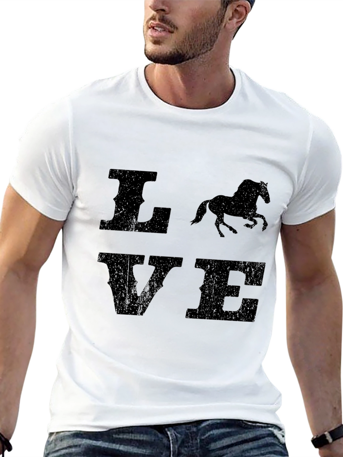 Love Horse Graphic T-Shirt - Unisex