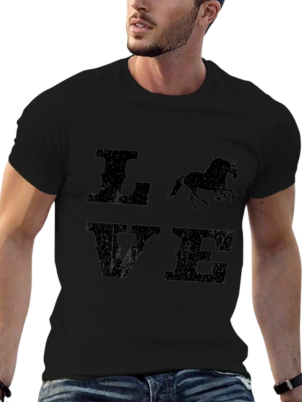 Love Horse Graphic T-Shirt - Unisex