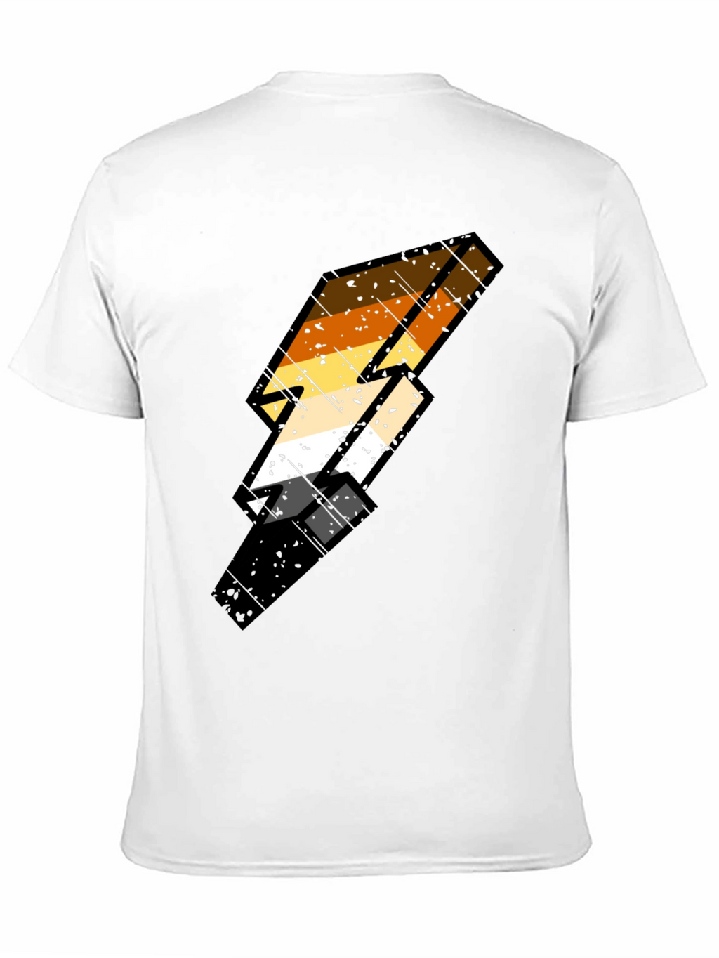 Bear Pride Lightning Bolt Black Tee
