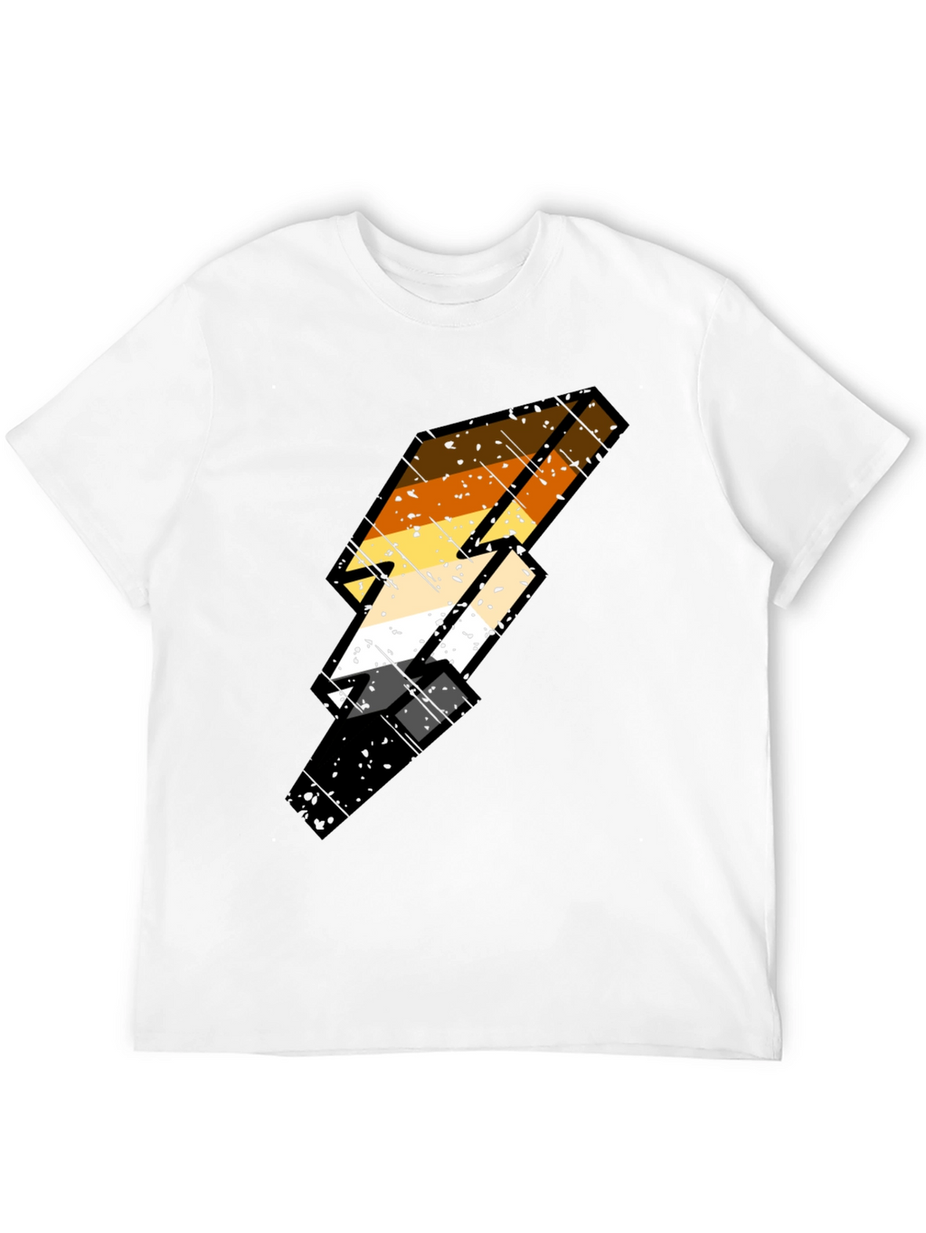 Bear Pride Lightning Bolt Black Tee