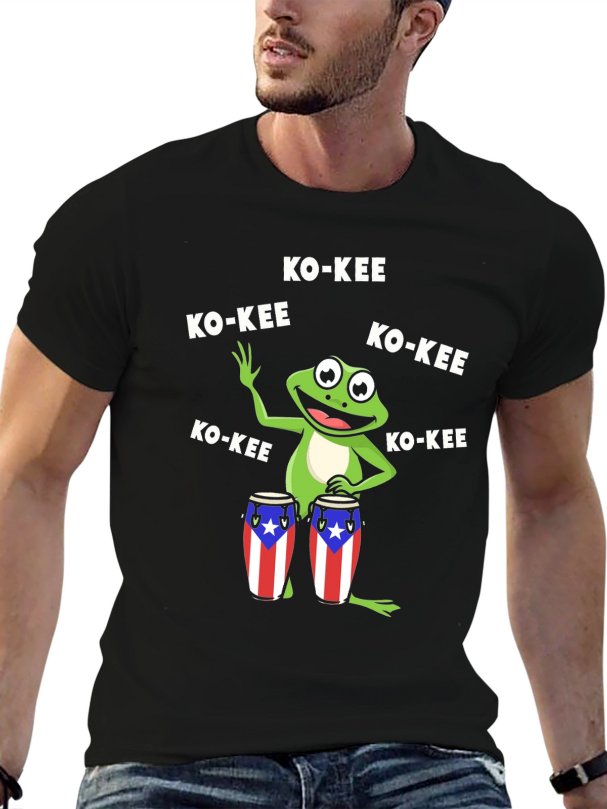 Puerto Rico Frog Ko-Kee T-Shirt