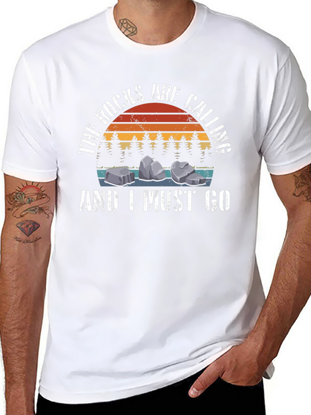 Rocks Are Calling Graphic T-Shirt