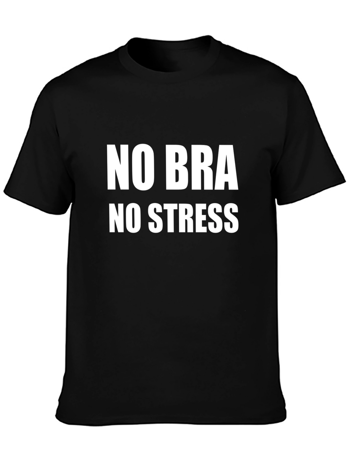 No Bra No Stress Graphic Tee