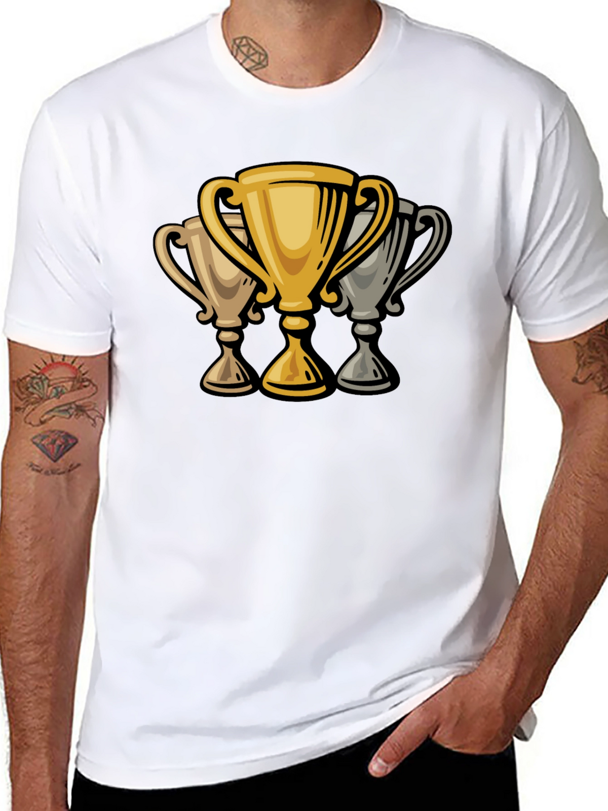Trophy Graphic Black T-Shirt