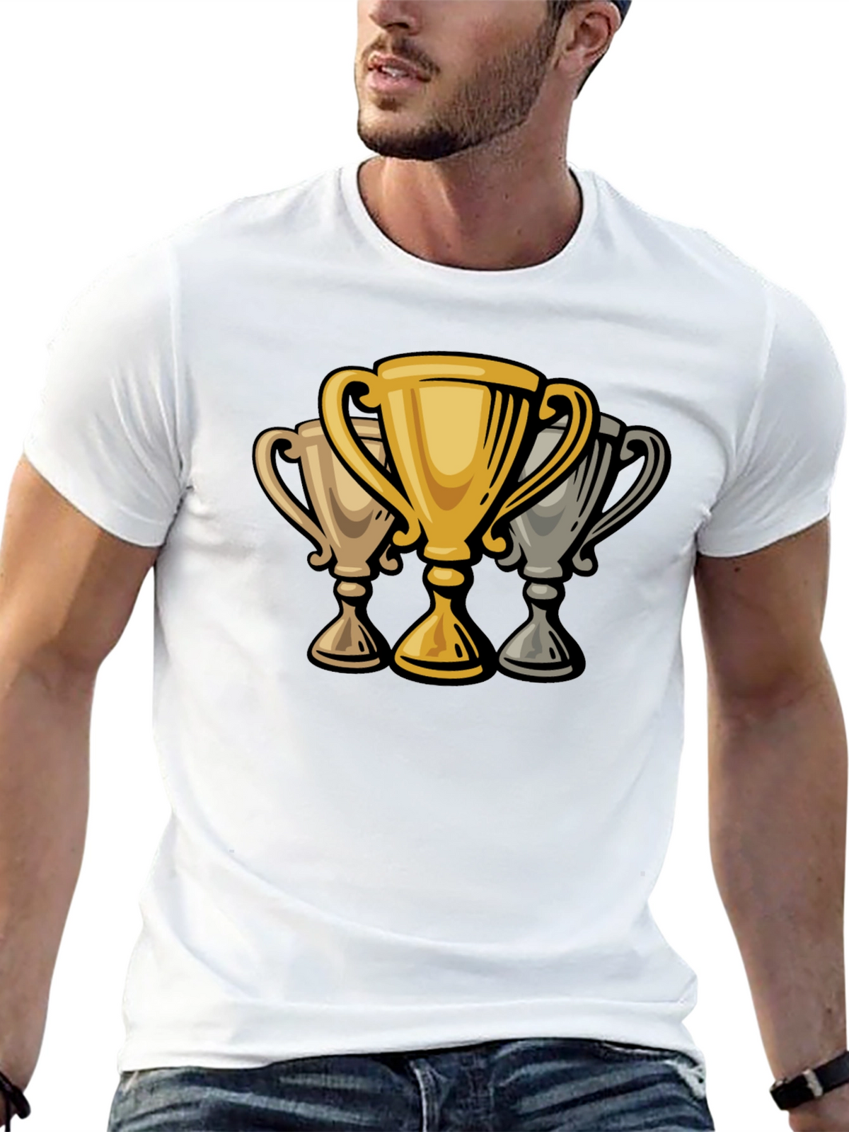 Trophy Graphic Black T-Shirt