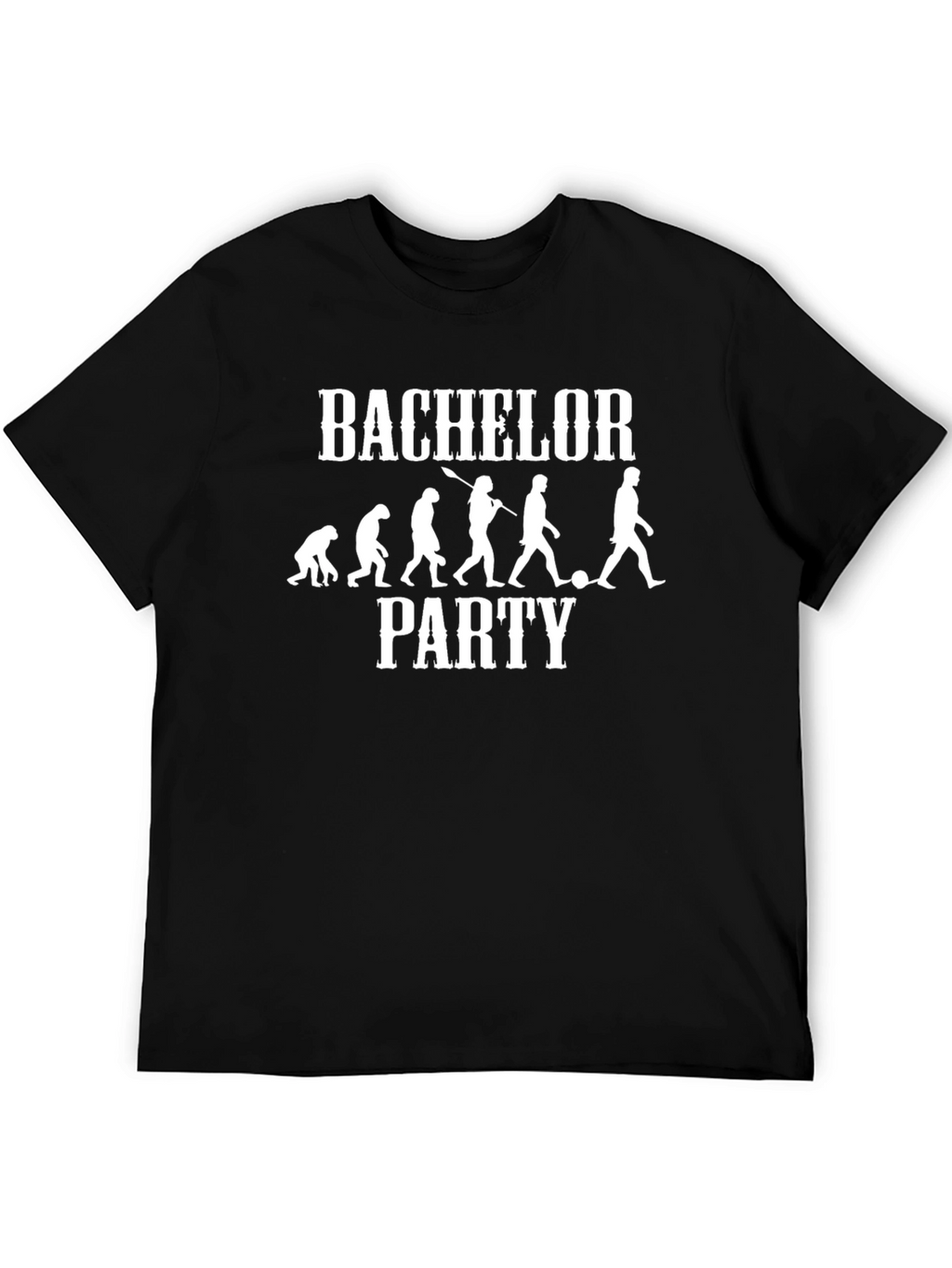 Bachelor Party Evolution T-Shirt - Funny Groom Tee