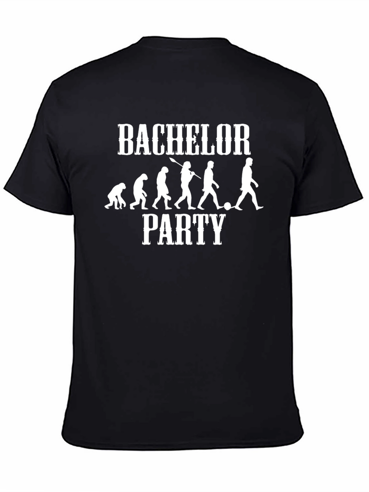 Bachelor Party Evolution T-Shirt - Funny Groom Tee