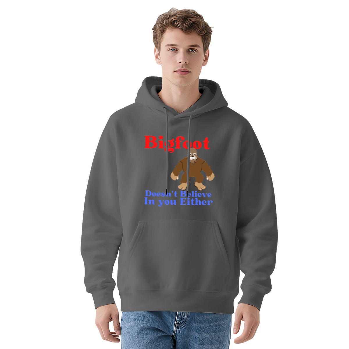 Believe In Bigfoot Pullover - "Bigfoot"