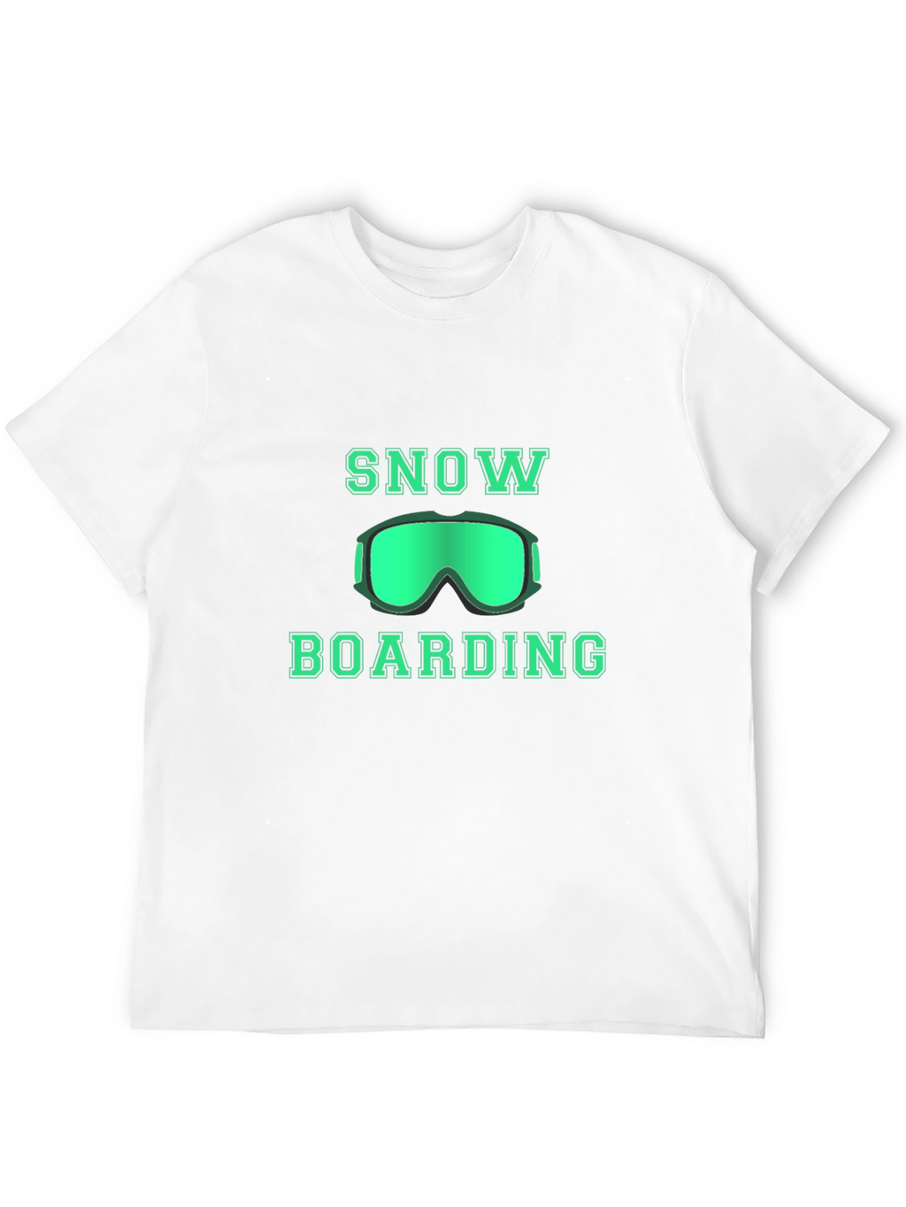 Snowboarding Graphic T-Shirt - Black