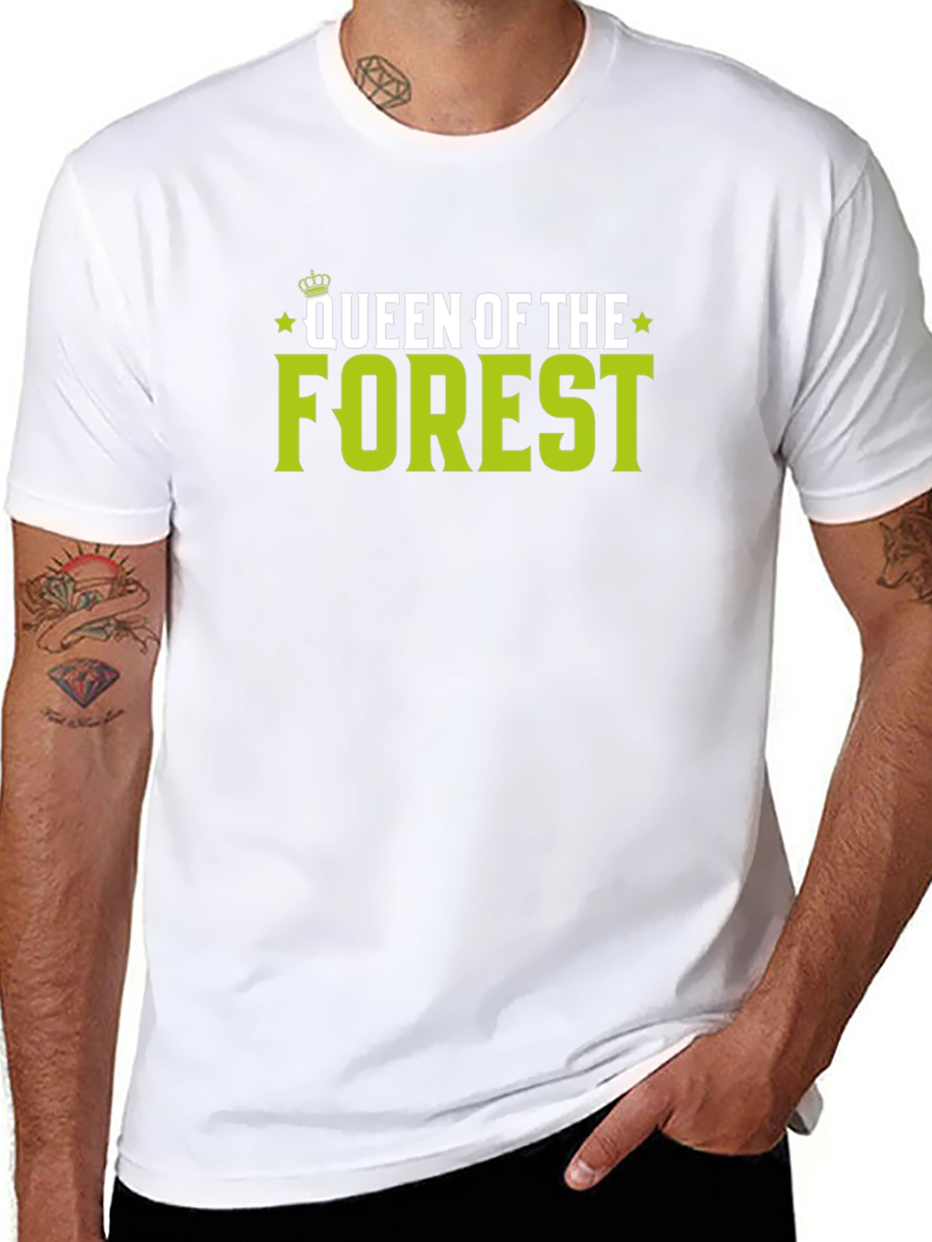 Queen of the Forest Black Graphic T-Shirt