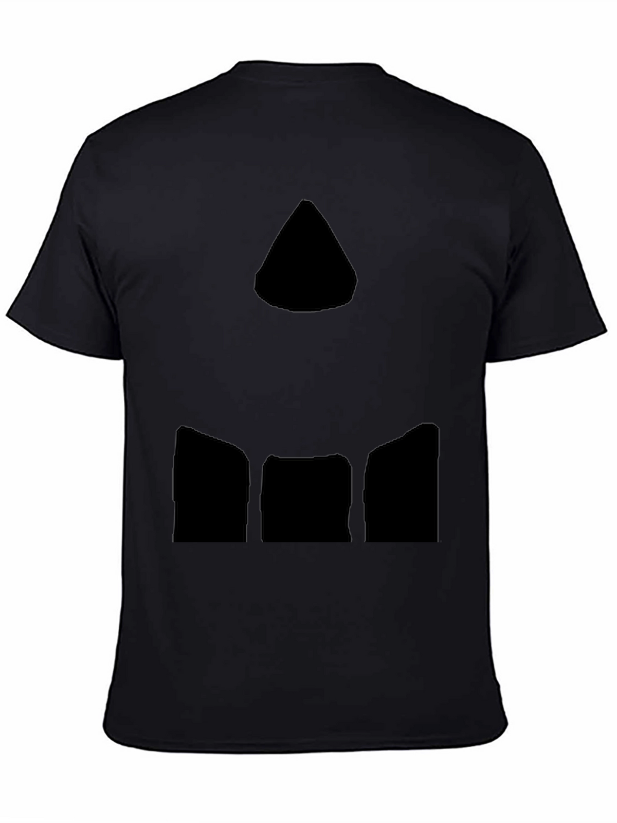 Abstract Graphic Print Black Casual T-Shirt