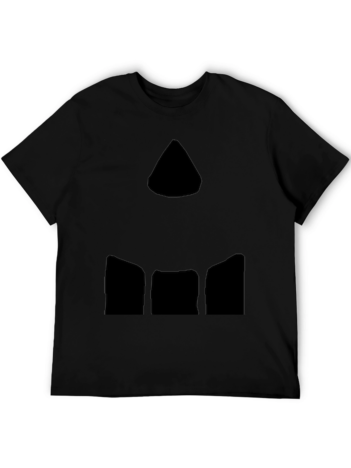 Abstract Graphic Print Black Casual T-Shirt