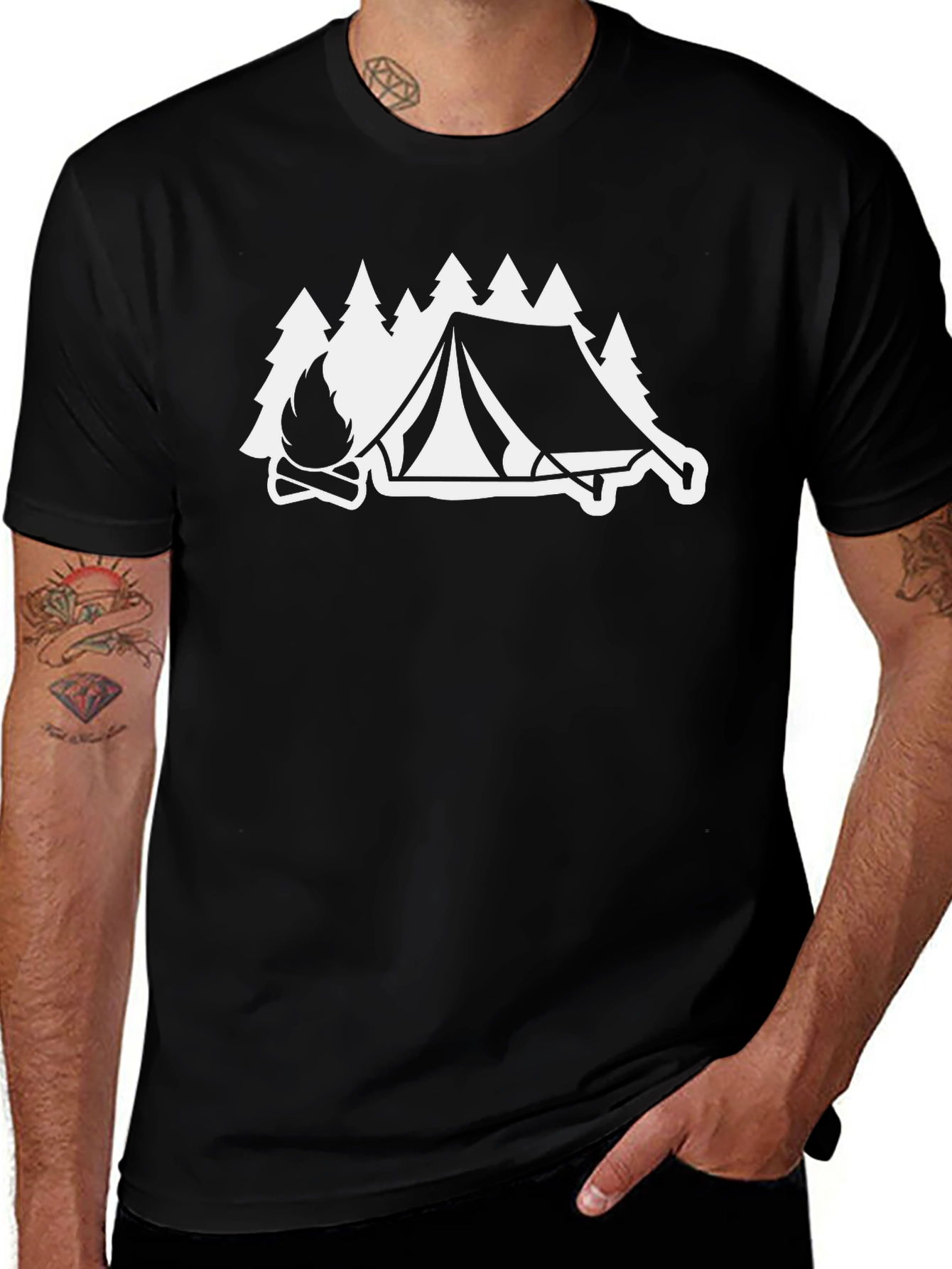 Camping Graphic Tee - Nature Adventure Shirt