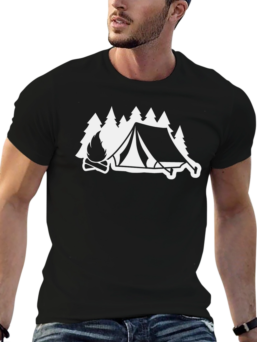 Camping Graphic Tee - Nature Adventure Shirt