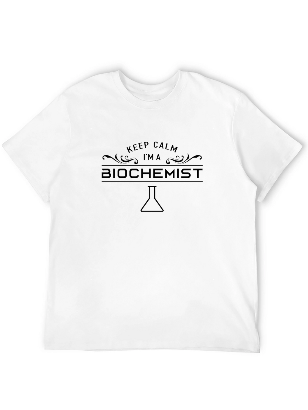 Keep Calm Im a Biochemist Black T-Shirt