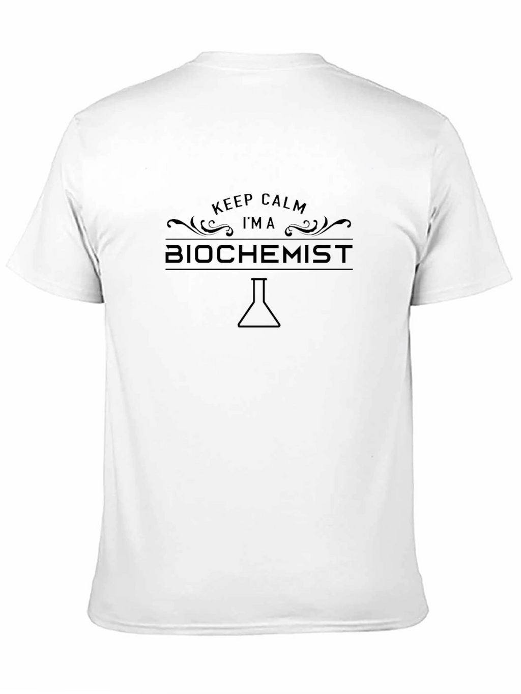 Keep Calm Im a Biochemist Black T-Shirt