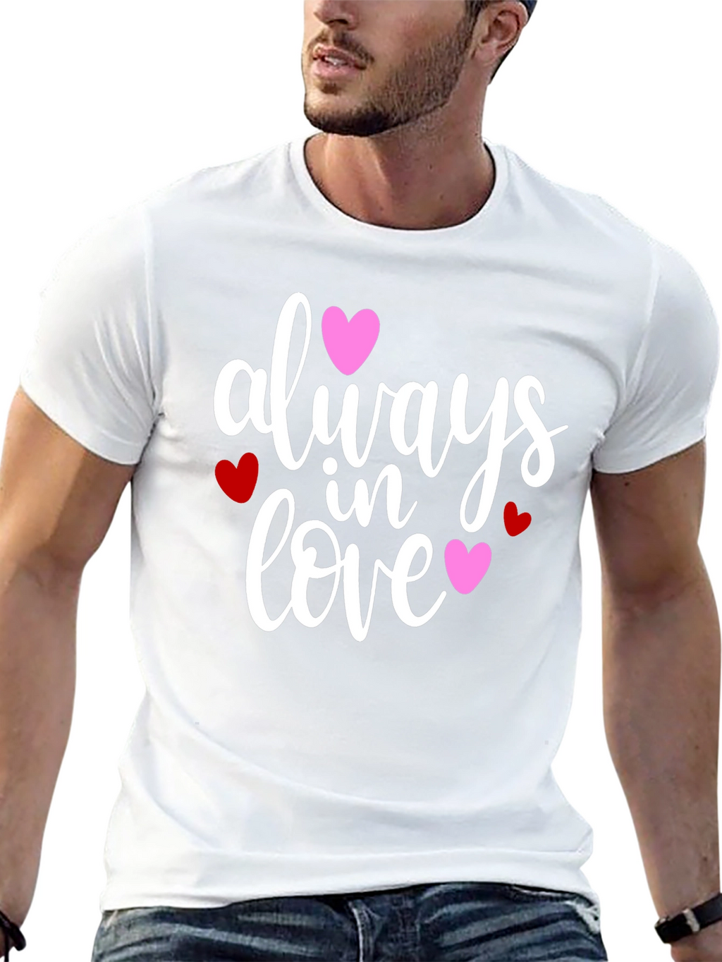 Always in Love Graphic Tee - Valentines Day Gift