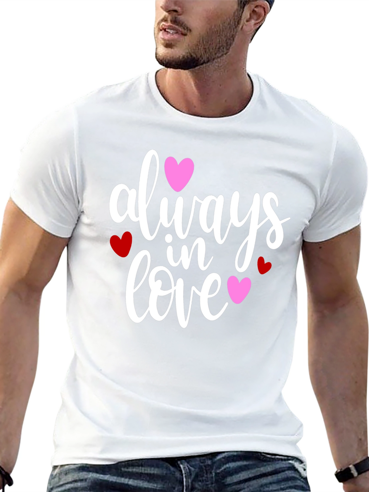 Always in Love Graphic Tee - Valentines Day Gift