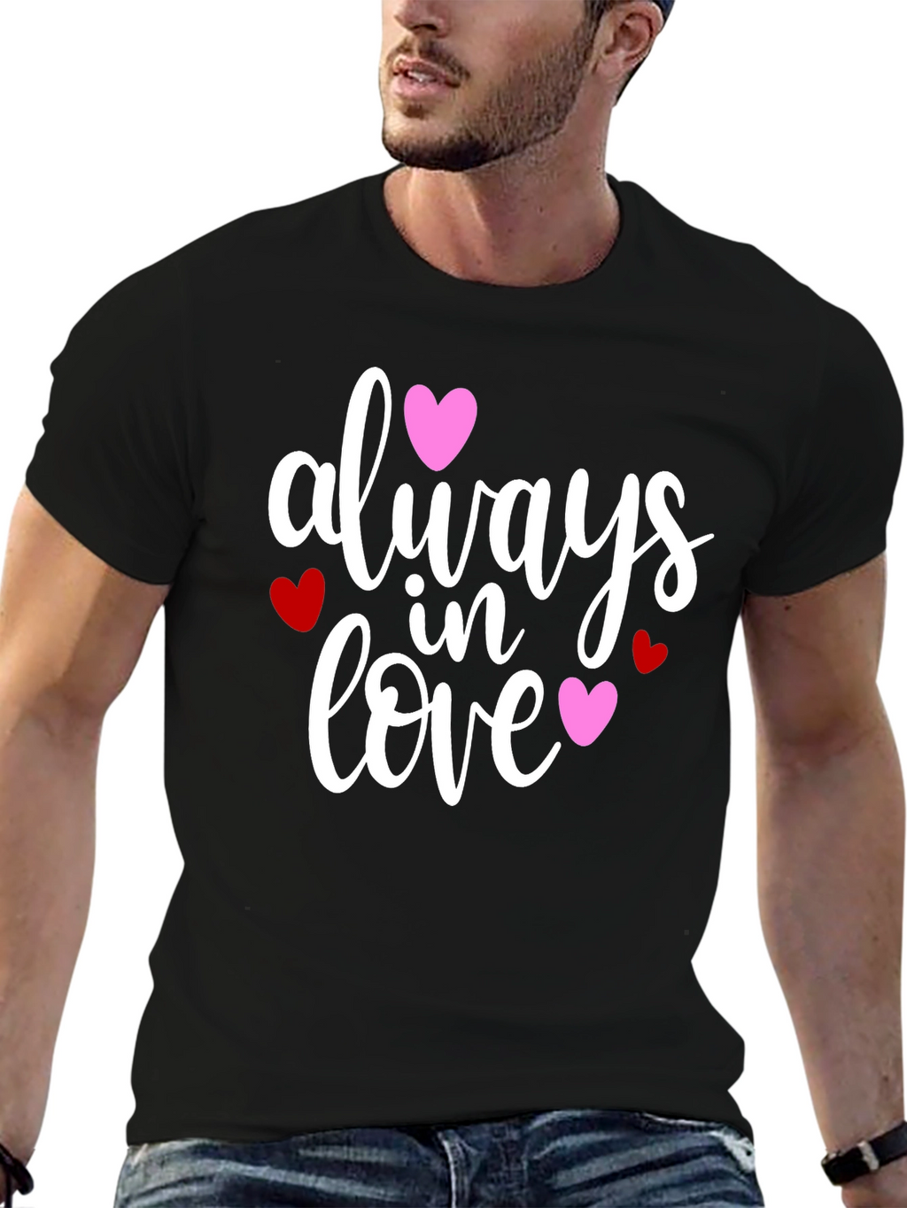 Always in Love Graphic Tee - Valentines Day Gift