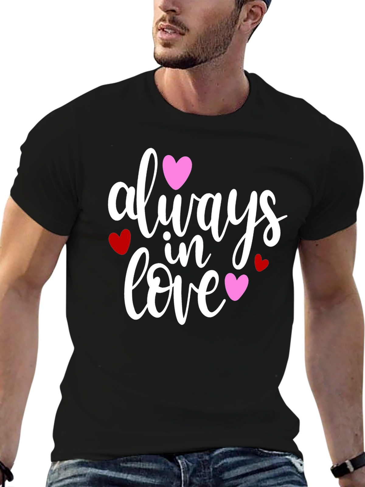 Always in Love Graphic Tee - Valentines Day Gift