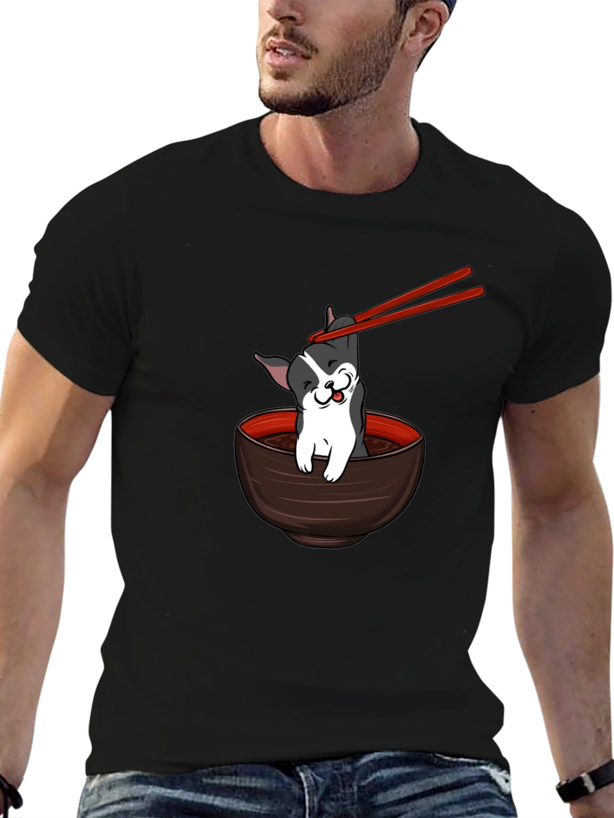 Dog Ramen Bowl T-Shirt