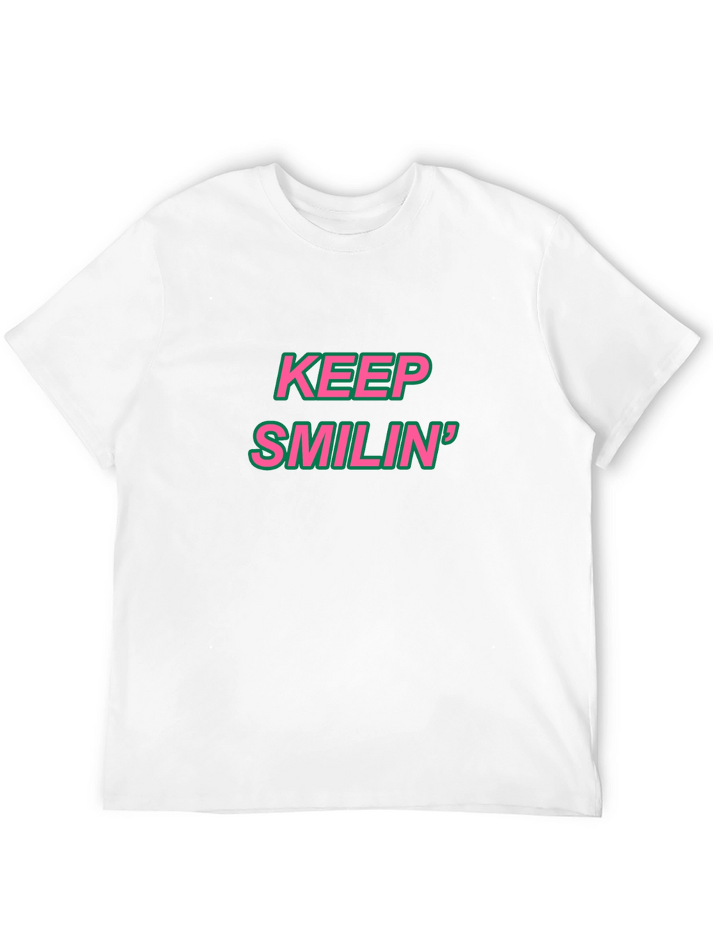 Keep Smilin Black Tee