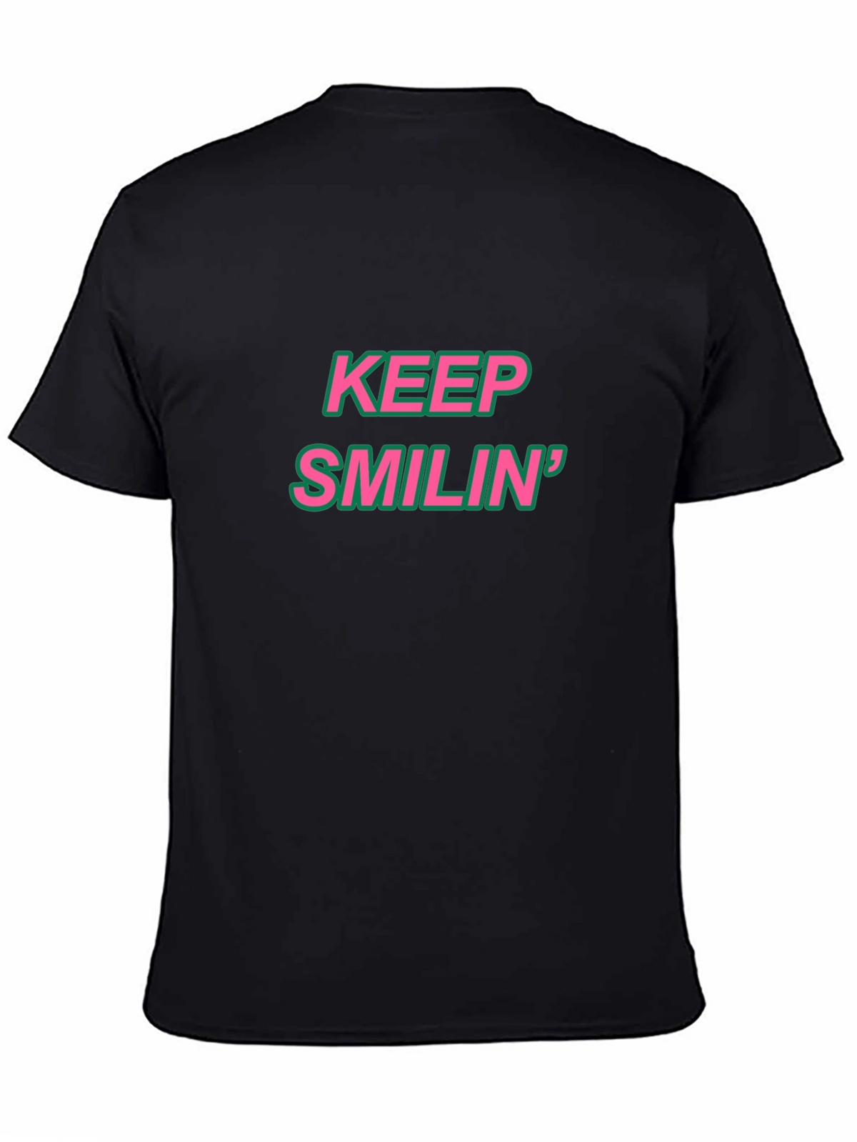 Keep Smilin Black Tee