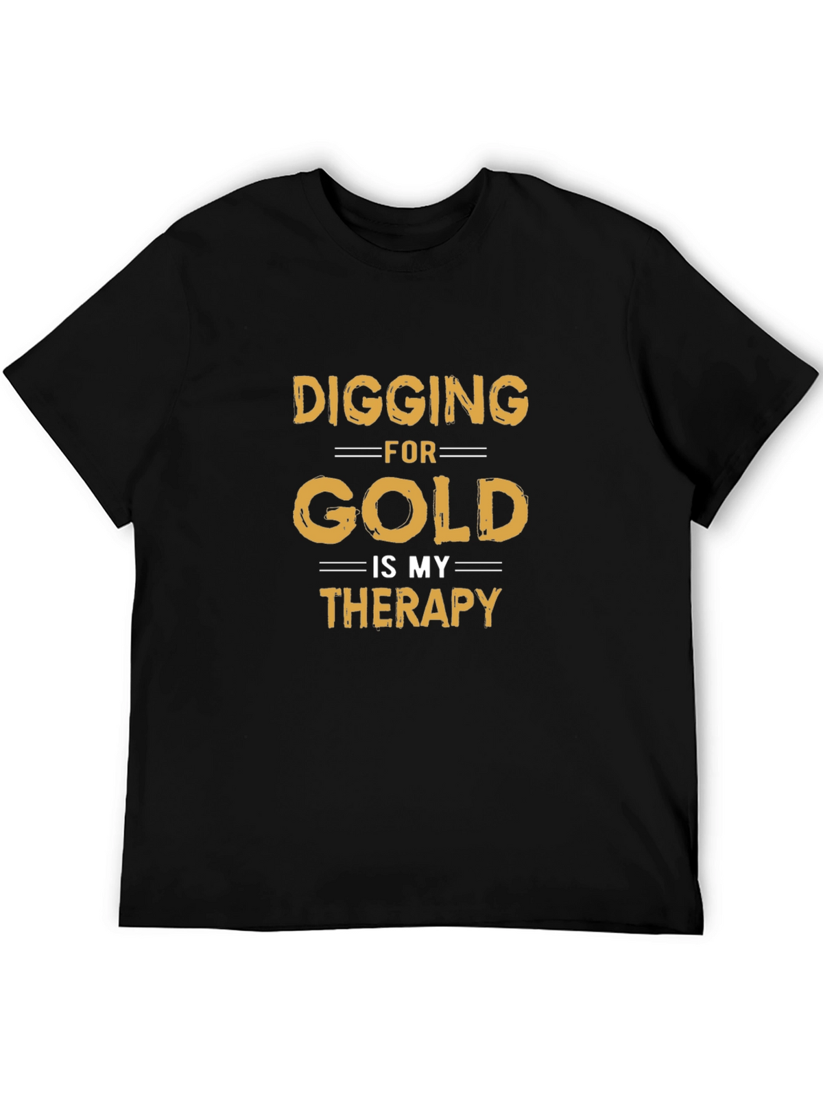 Digging for Gold Therapy Tee - Black