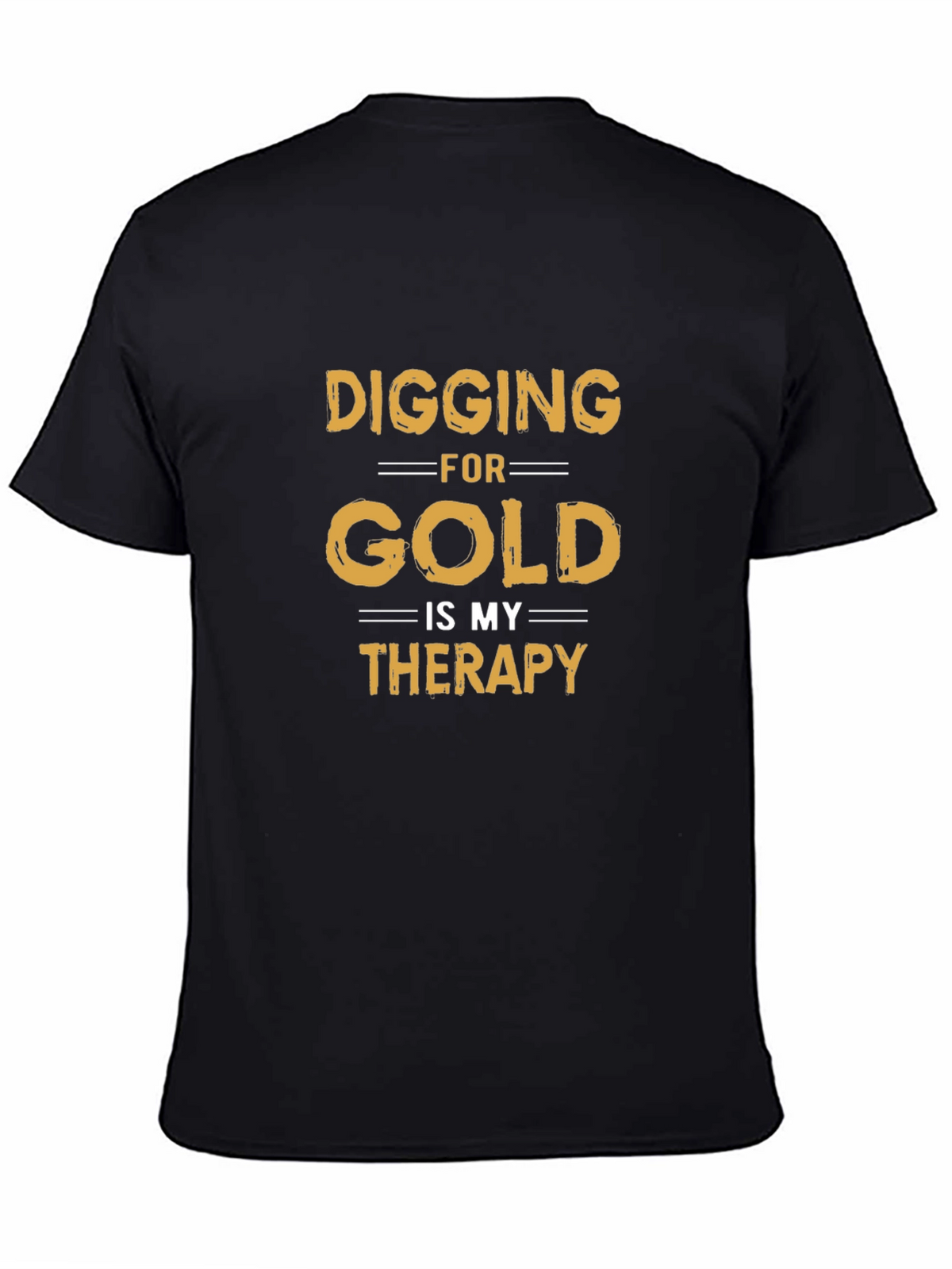 Digging for Gold Therapy Tee - Black