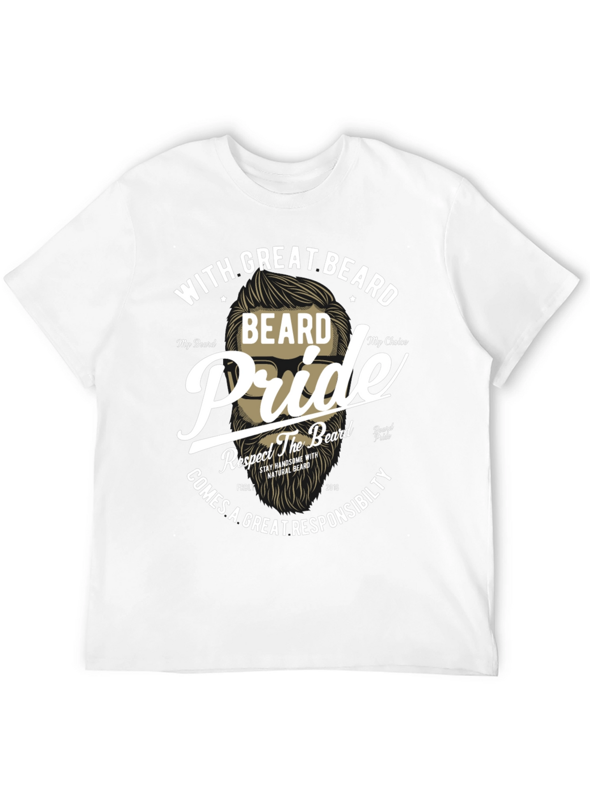 Beard Pride Graphic T-Shirt