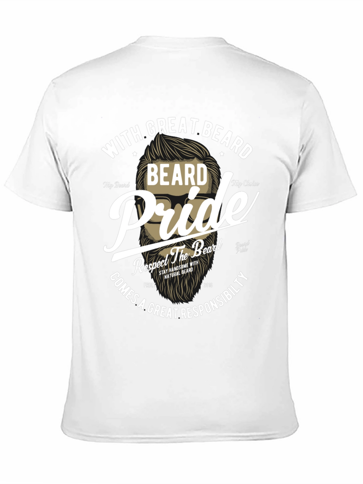 Beard Pride Graphic T-Shirt