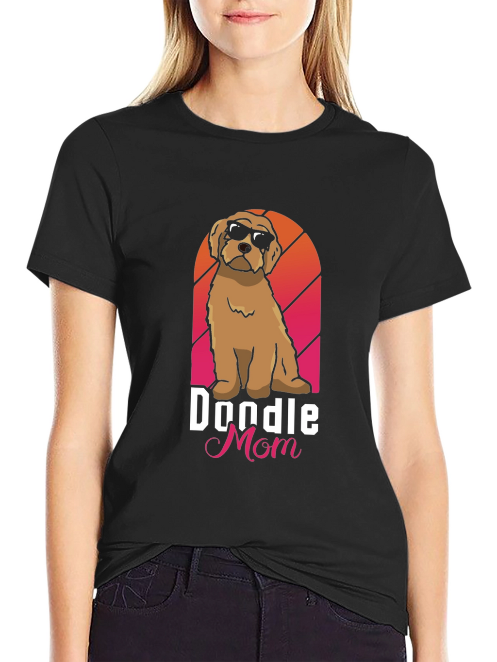 Doodle Mom Graphic T-Shirt - Cute Dog Lover Tee