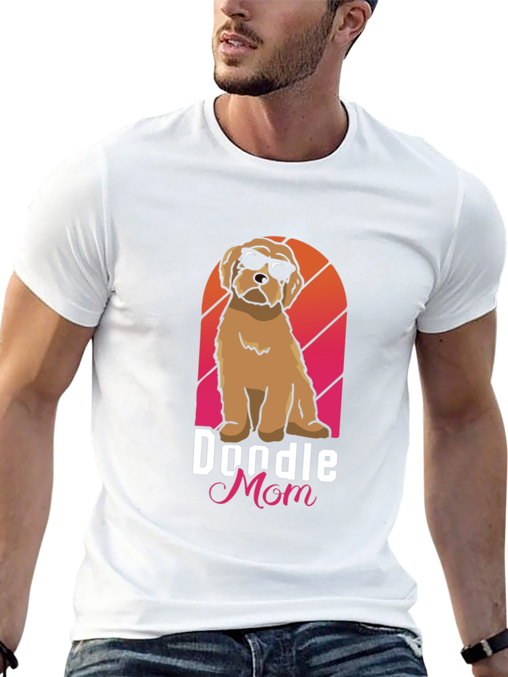 Doodle Mom Graphic T-Shirt - Cute Dog Lover Tee