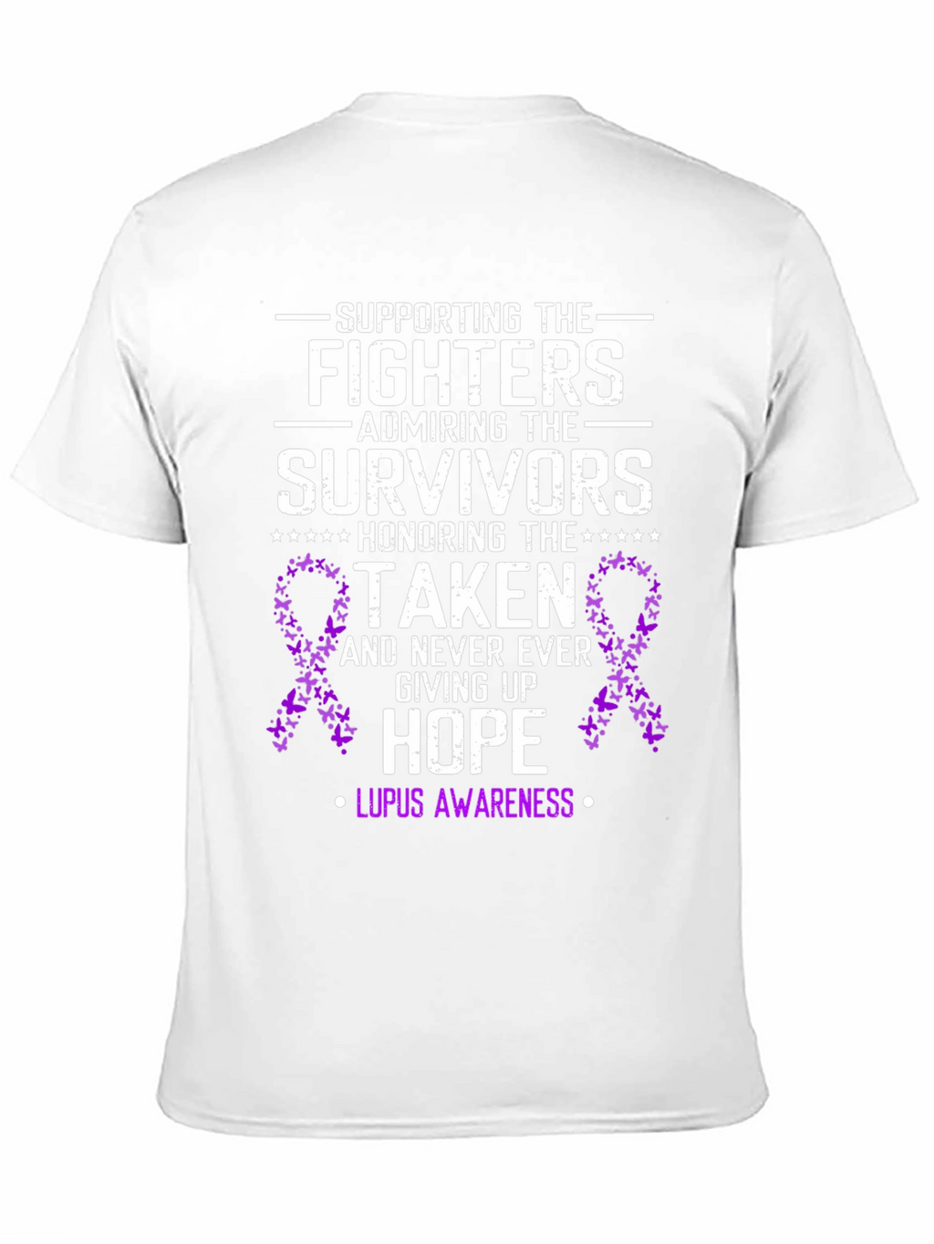 Lupus Awareness T-Shirt: Supporting Fighters Honoring Hope