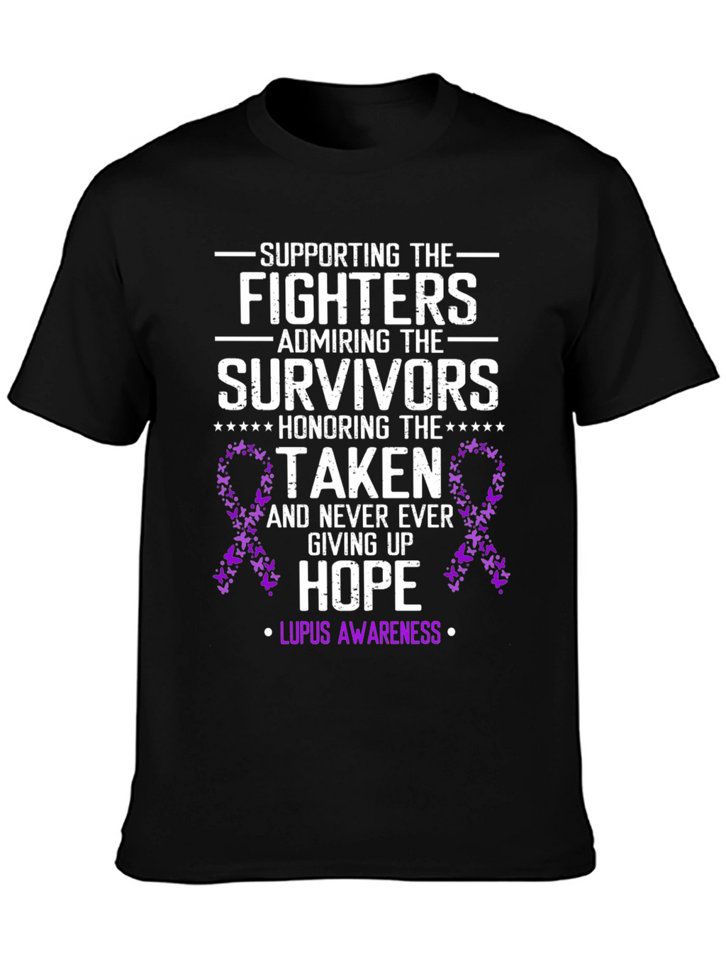 Lupus Awareness T-Shirt: Supporting Fighters Honoring Hope