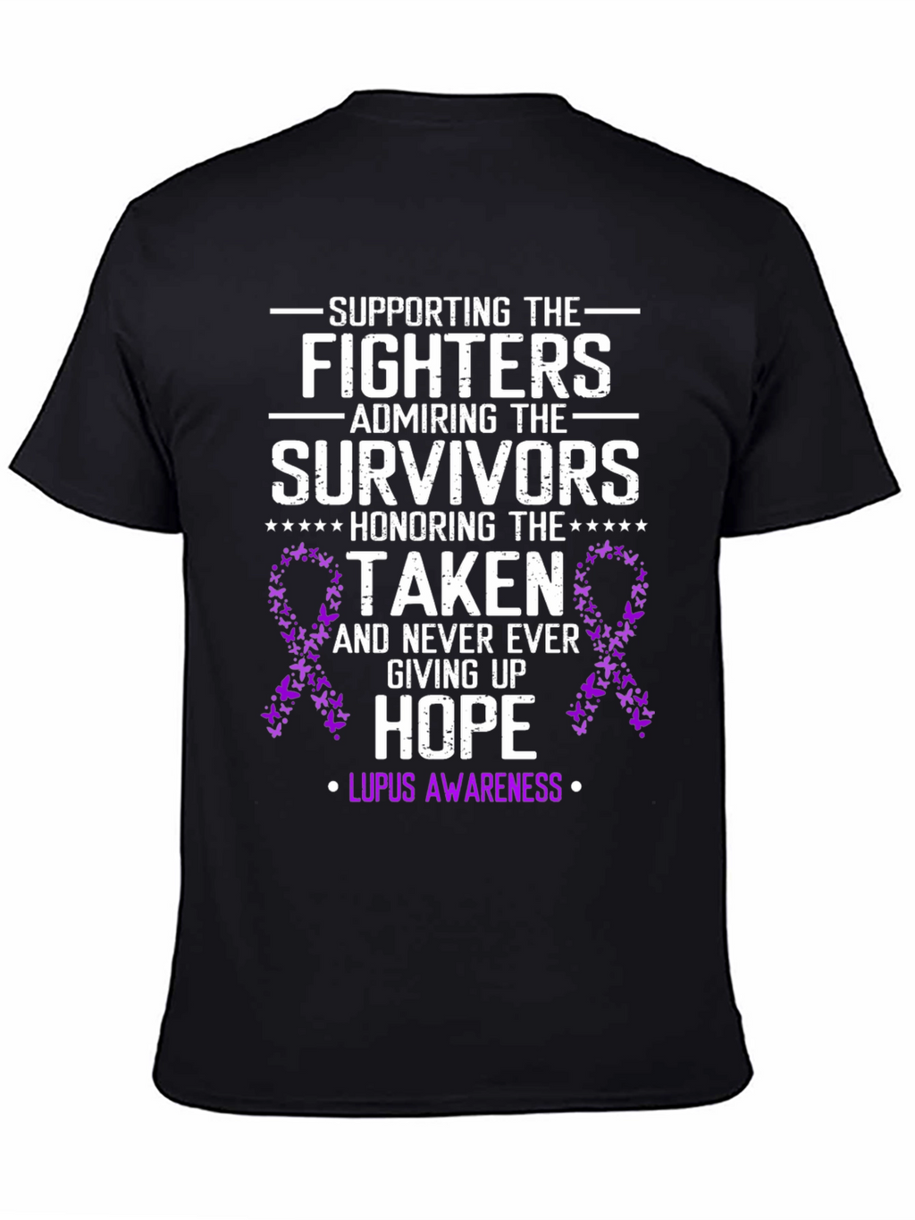 Lupus Awareness T-Shirt: Supporting Fighters Honoring Hope