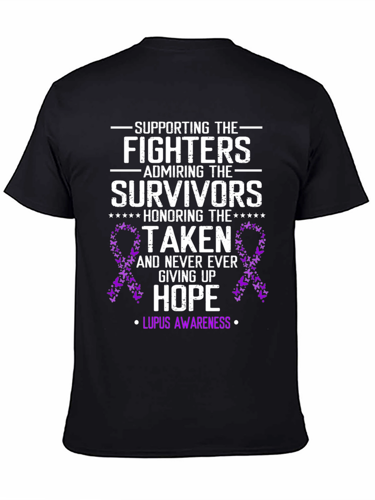 Lupus Awareness T-Shirt: Supporting Fighters Honoring Hope