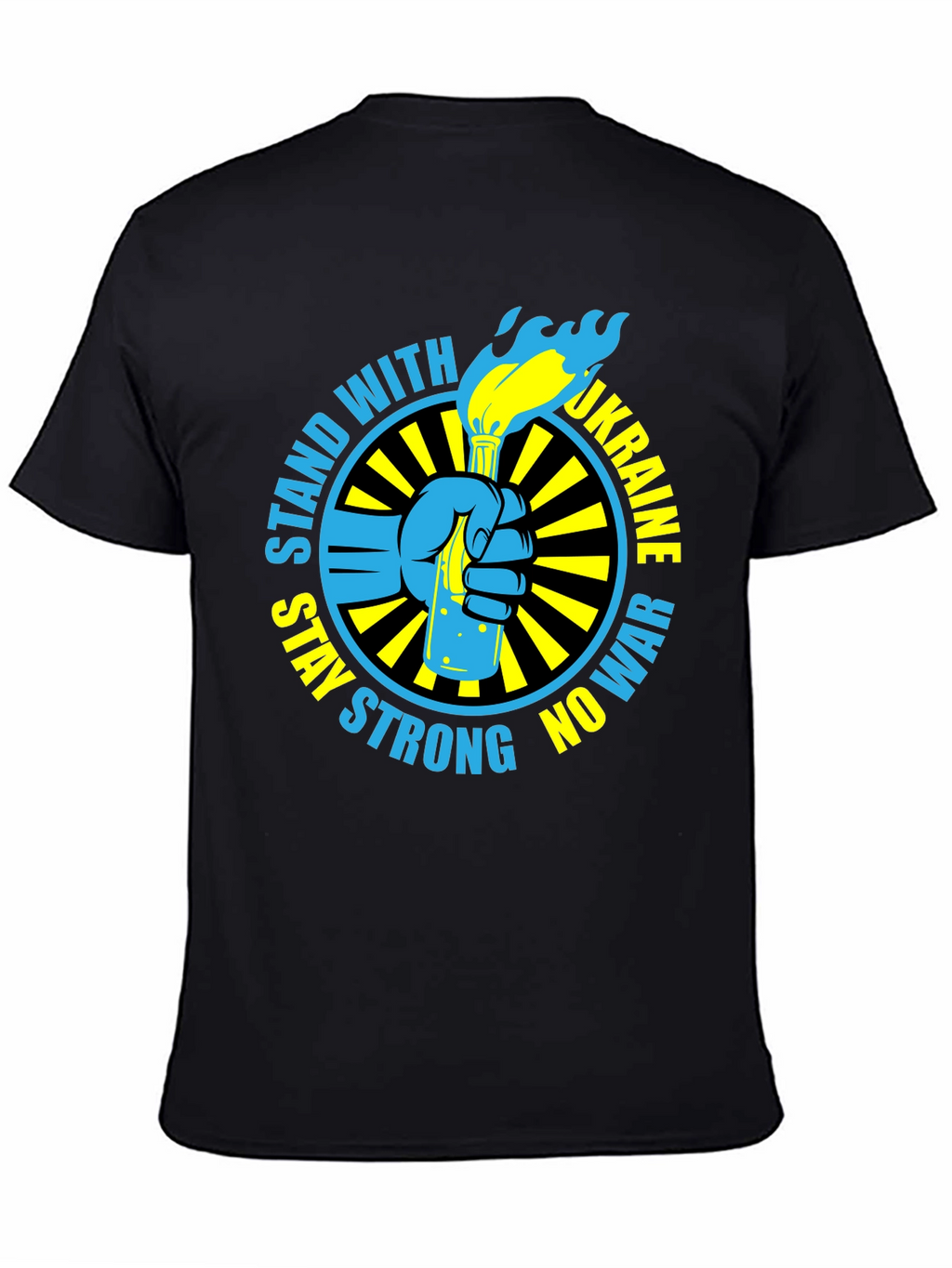 Stand with Ukraine T-Shirt - Stay Strong No War