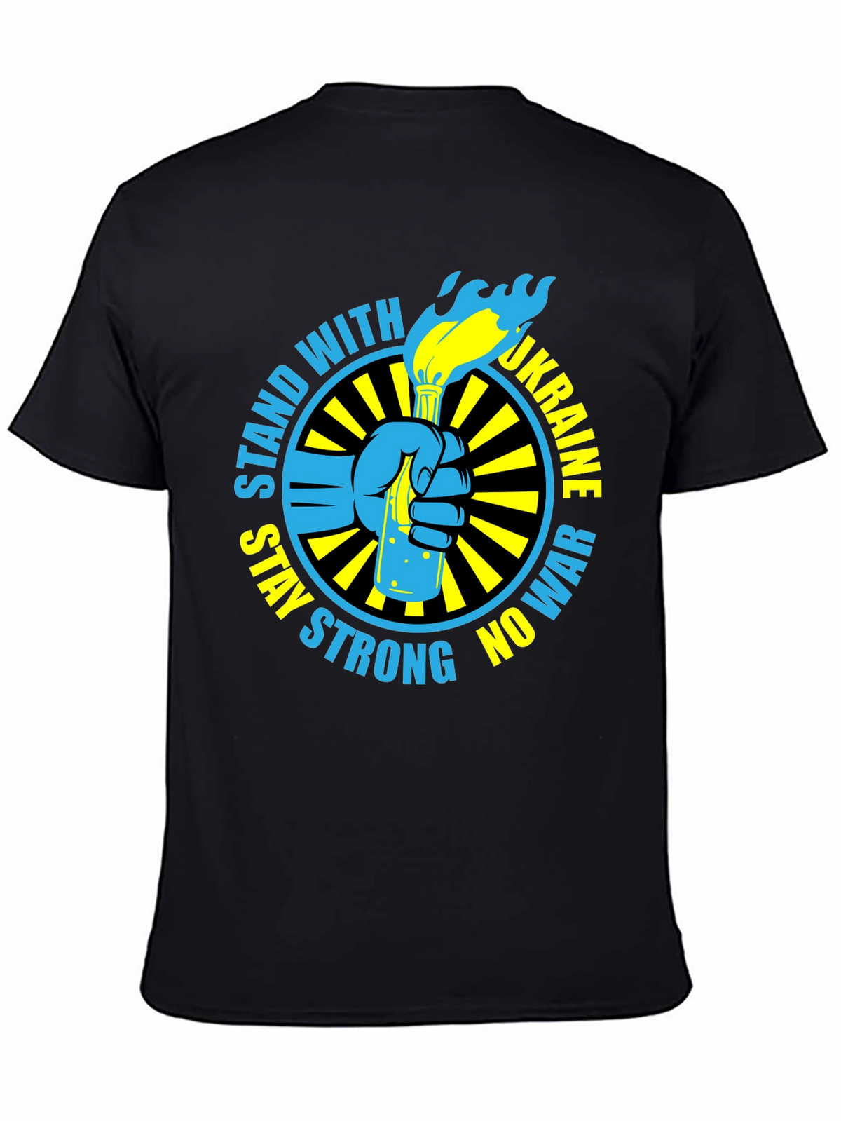 Stand with Ukraine T-Shirt - Stay Strong No War