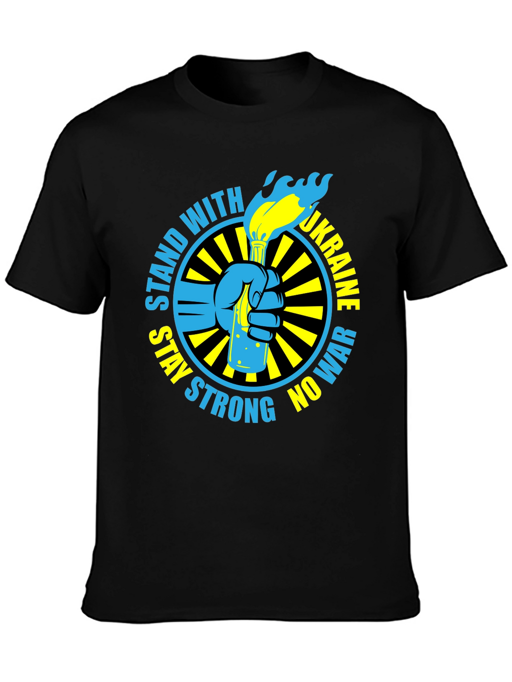 Stand with Ukraine T-Shirt - Stay Strong No War