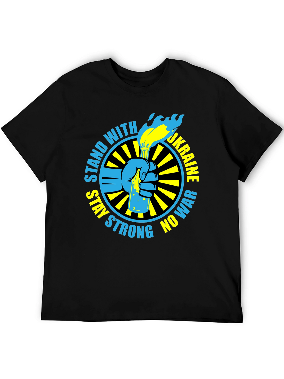 Stand with Ukraine T-Shirt - Stay Strong No War