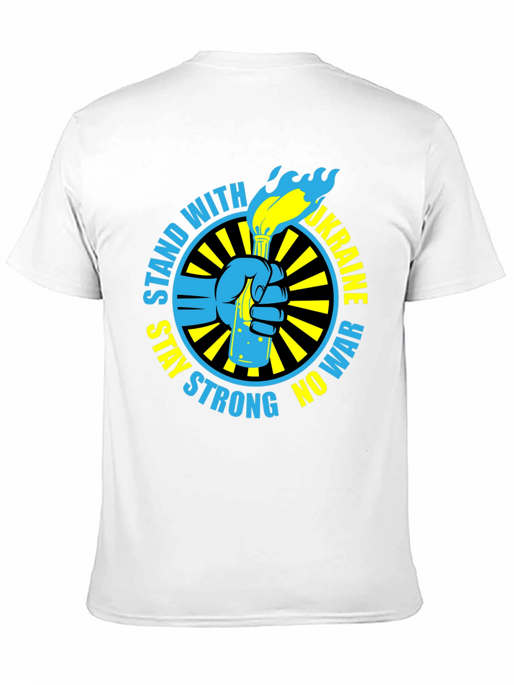 Stand with Ukraine T-Shirt - Stay Strong No War