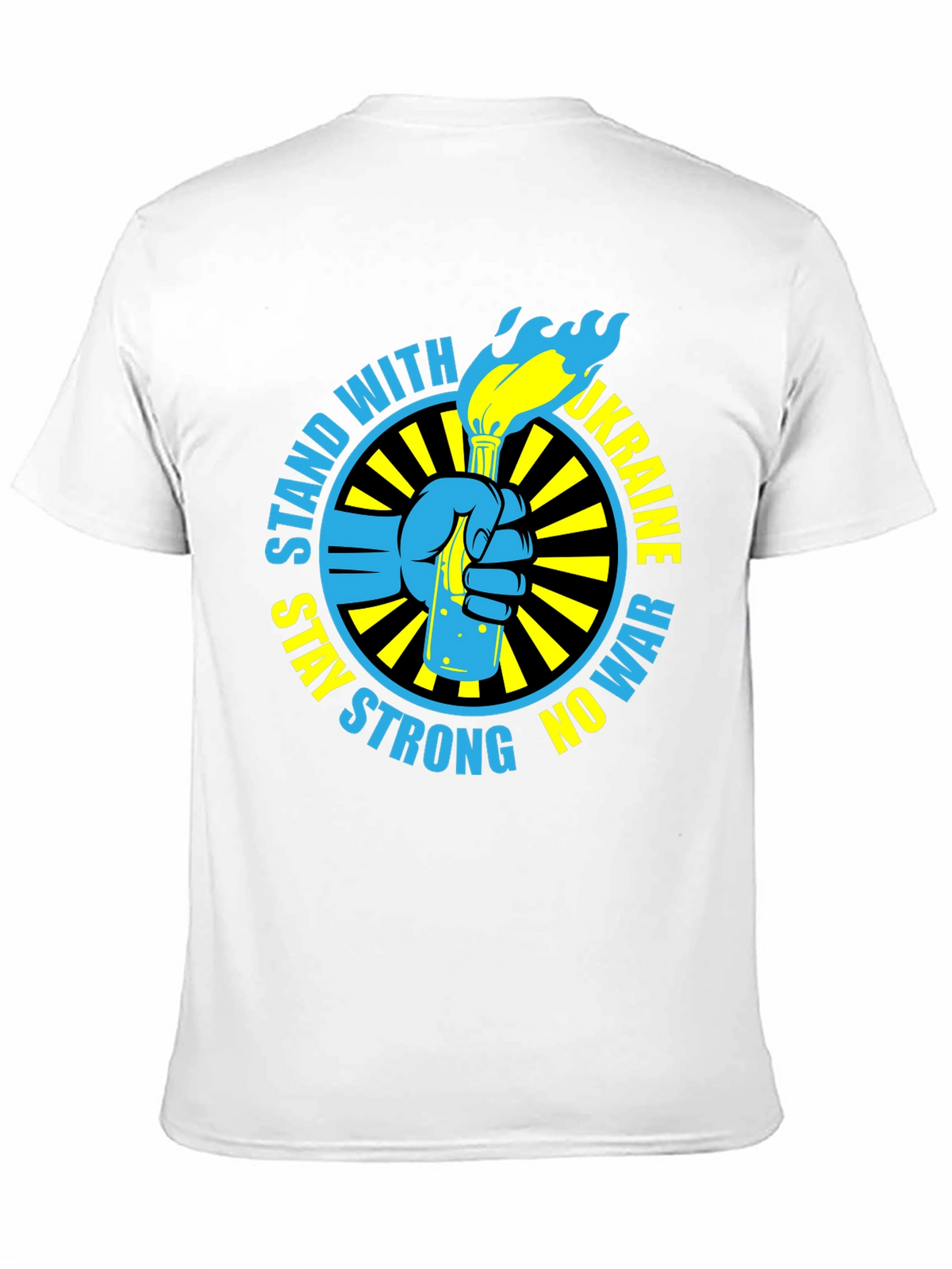 Stand with Ukraine T-Shirt - Stay Strong No War