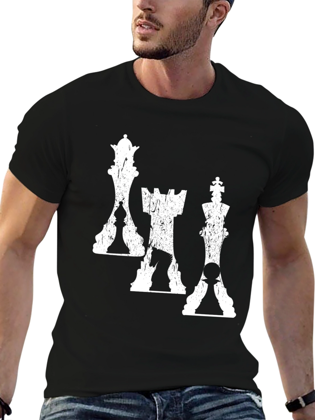 Chess Piece Graphic Tee