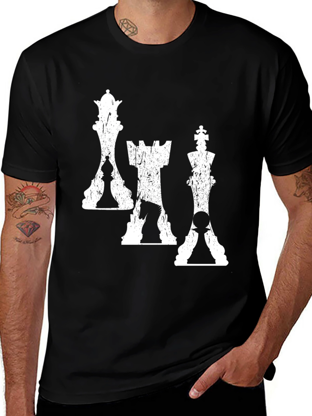 Chess Piece Graphic Tee