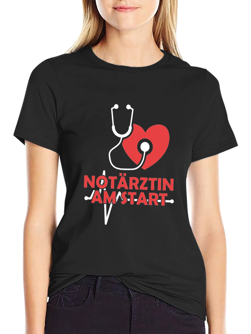 Nötarztin Heartbeat T-Shirt - Medical Professional Tee