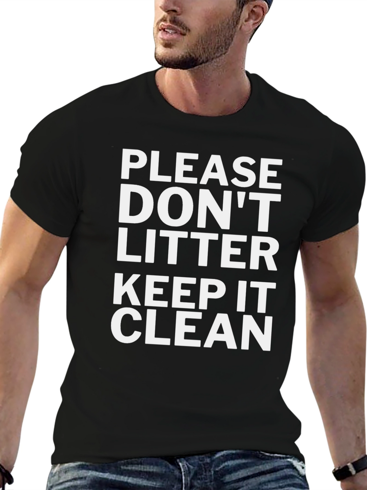 Please Dont Litter Keep it Clean Tee